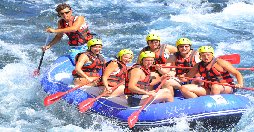 Antalyada Rafting